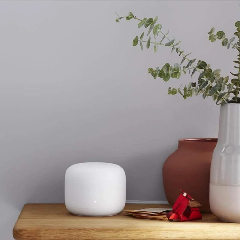 Google Nest Wifi System in Snow